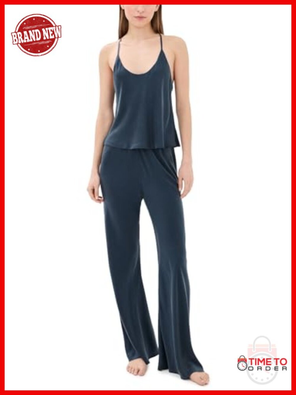 Women's Silk Pajama Set Washable Mulberry Silk